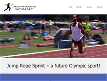 Tablet Screenshot of jumpropesprint.com